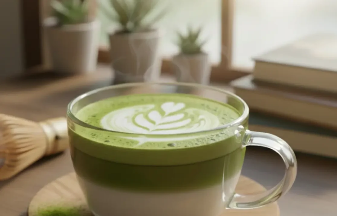 Matcha latte saludable
